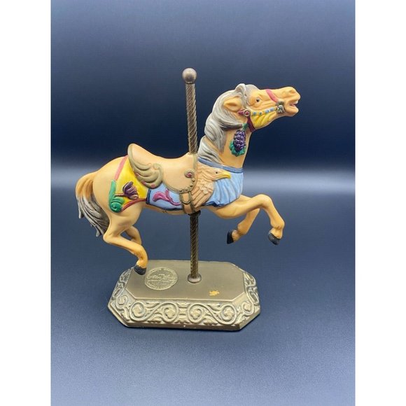 Tobin Fraley Horse on Brass stand Carousel Willitts Designs Limited Edition 2655 - Picture 7 of 12
